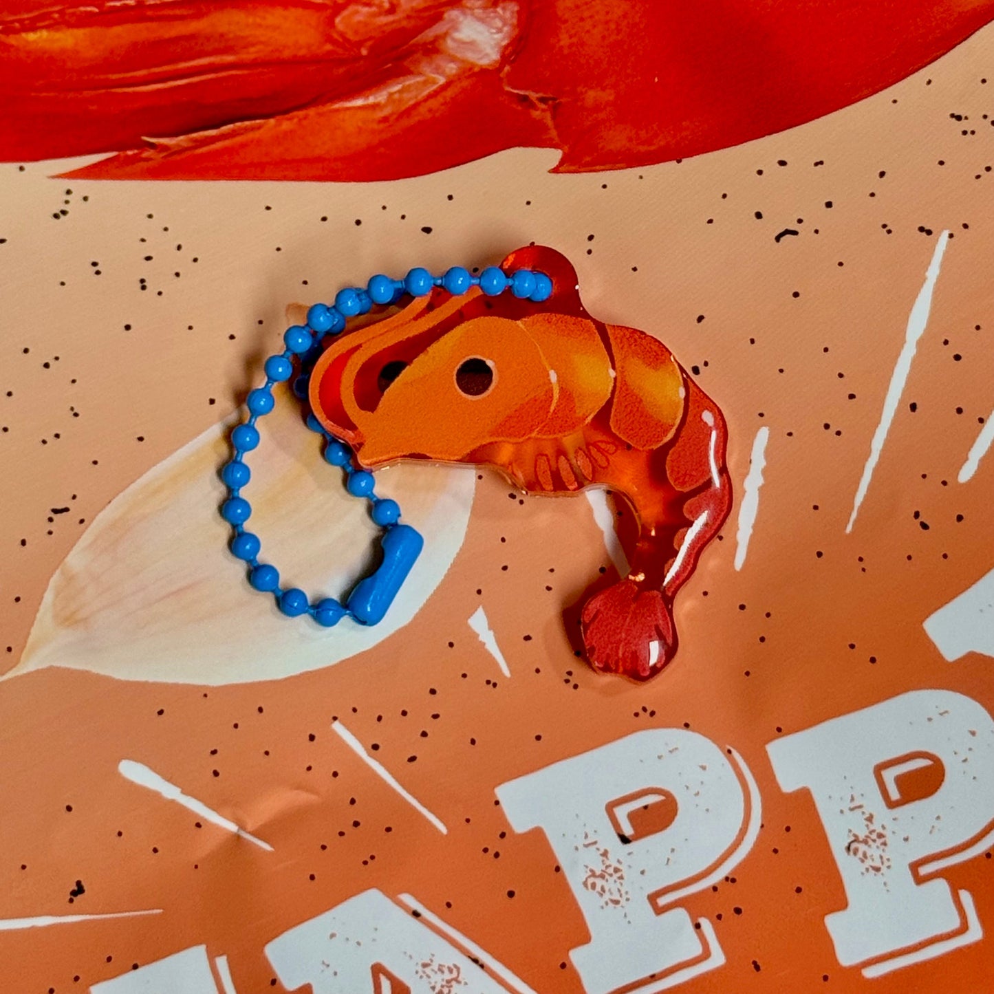 Shrimp Mini Charm