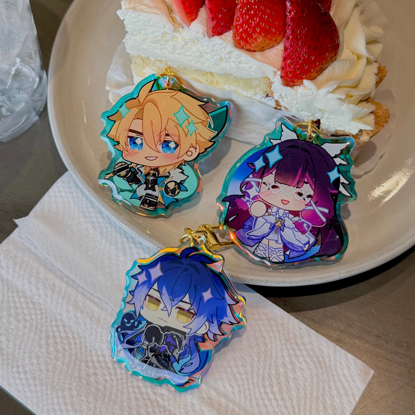 Genshin Impact Epoxy Acrylic Charms