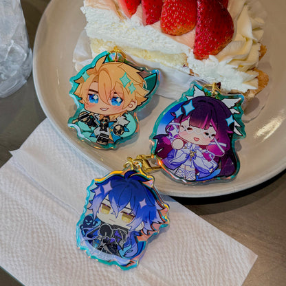 Genshin Impact Epoxy Acrylic Charms
