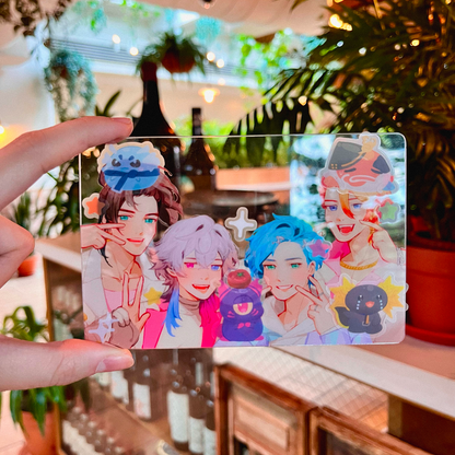 Vtuber Boys Transparent Postcard Set