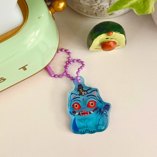 Blue Tiger Mini Charm