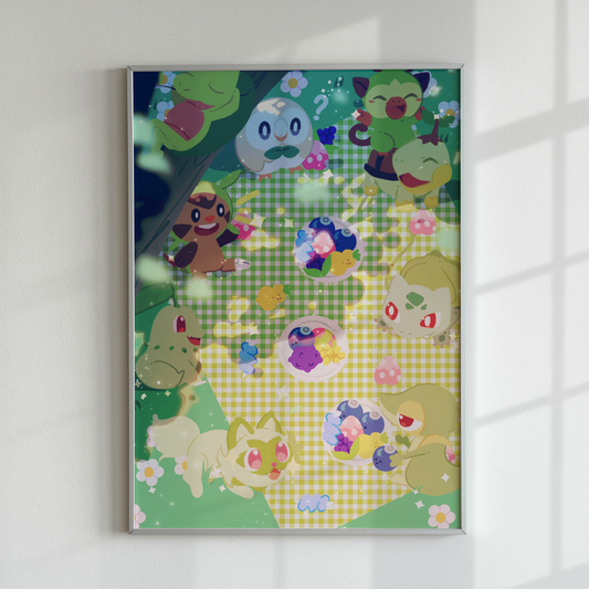 Grass Starter Type Print